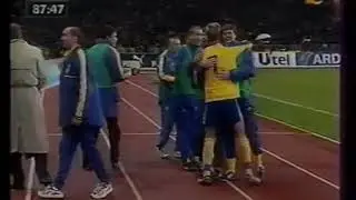 Гол Шевченко в ворота Филимонова, матч Россия - Украина