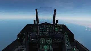 DCS World F-16C雷達CRM模式下導引AIM-120