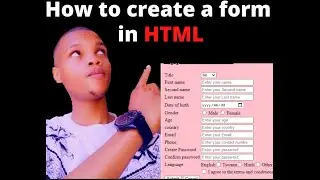 How to create application form in HTML | step by step with no step skipped. | Using sublime text