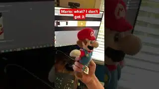 (Audio by @SMG4) Colin the Pikachu red scarf - Colin Mario Emily Penguin (my bird love) react it