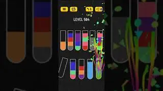 Water sort puzzle level 564