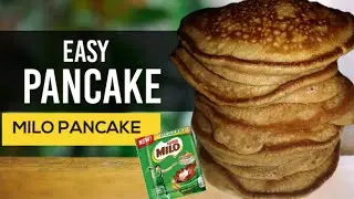 HOW TO MAKE MILO PANCAKE | PANCAKE RECIPE | Tipid snacks | Khyvins Kitchenette
