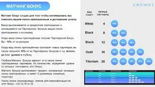 Короткая и чёткая презентация Crowd1!