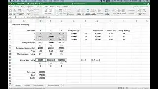 Excel Solver on the Mac: Be Careful with How You Input Constraints