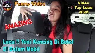 Latest Funny Moment!! Yeni Pees in a Bottle in the Car