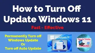 How to disable the Windows 11 update - Disable Automatic Updates | Turn Off Auto Updates