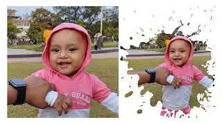 Splash Effect photo editing malayalam/ How to edit Splash Effect on PicsArt