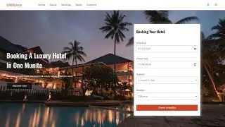 Build A Hotel Booking Website Using HTML CSS And JavaScript