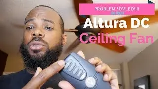 Altura DC 68 in. Ceiling Fan [PROBLEM FIXED!!!!!!]