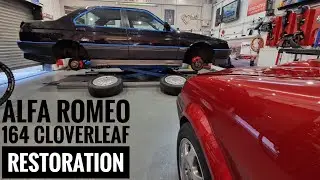 Alfa romeo 164 cloverleaf restoration | 50+ hour Detail | Incredible final result |