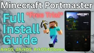 R36S Minecraft Portmaster Full Install Guide - ArkOS, dArkOS, ArkOS4Clones!
