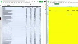 SEO Notebook CTR Benchmark Spreadsheet