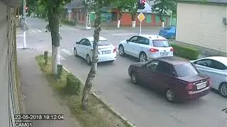 Лабинск,  ДТП на ул. Пушкина - Ленина, 22-05-2018