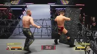 Mox vs MJF Exploding Barbed Wire Match