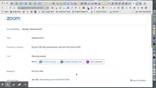 How to Adjust Settings in A Zoom Link