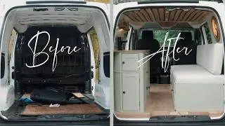 DIY Campervan Conversion | Full Build Timelapse | Nissan E-NV200 Electric