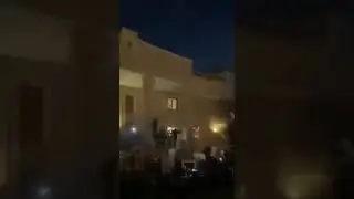 Шведское посольство подожгли в Багдаде. Видео взято с Telegram-канала https://t.me/bloodysx