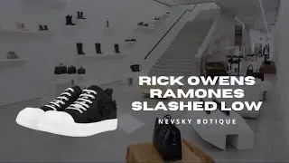 Rick Owens Ramones Slashed Low