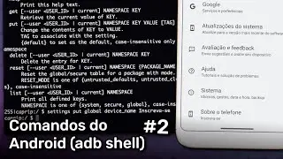 Comandos do Android (adb shell) #2