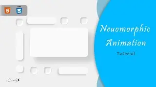 Neumorphic Animations in HTML CSS | Smart Animate