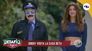 The Box Challenge 2022: Godoy throws Beta's mattress, clothes, and pillows into the water.