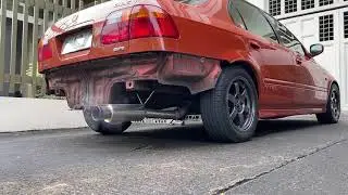 Honda Civic SIR kakimoto muffler sound
