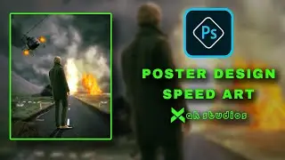 Poster Design Photo Manipulation Speed Art //  photoshop tutorial