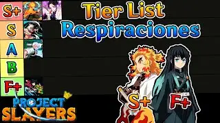 Project Slayer Tier List Breaths Update 1.0 Roblox