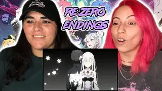 Re:Zero Endings 1-4 BLIND REACTION!!!