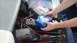 How to change engine oil and filter on Boat - OMC, Mercruiser, Volvo