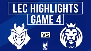 G2 vs MDK Highlights Game 4 | LEC 2024 Season Finals | G2 Esports vs Mad Lions KOI