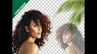 Cut Out Hair in 2 Minutes Corel draw tutorial | How to Remove Background of Hair in Coreldraw | VK