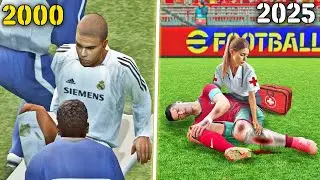Player Injured from PES 2000 to 2025