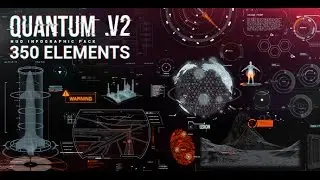 Quantum HUD Infographic (After Effects Template)