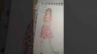 POV you cant decide on an outfit so you sketch them #art #drawing #outfit #fashionillustration #ootf