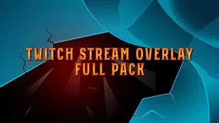 Twitch Stream Overlay Full Pack || By Zabstract Studio