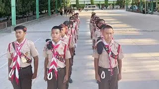 Jambore ranting kwaran Gajah ( PBB putra SMPN 1 Gajah )