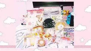 Unboxing & Trying Japanese Sakura Snacks ASMR 🌸 Sakuraco April Box
