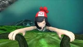 Selene (Pokémon) Cliffhanging Animation