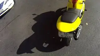 Honda f4 i, got hit from behind