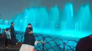 Hyderabad musical fountain #musicalfountain #hyderabad #touristplace #hussainsagar #hyderabadi
