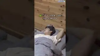 the different sleeping habits between hyungwon and jeonghan 