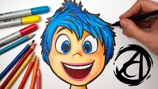 COMO DESENHAR A ALEGRIA (Divertida Mente 2) com a Dai Oliveira