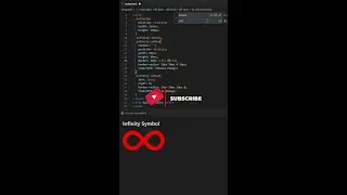 Infinite symbol creation using HTML and CSS Tutorial for beginners using VSCode editor  2021 