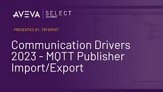 Communication Drivers 2023 - MQTT Publisher Import/Export | Santa's Bag of Tips & Tricks 2022