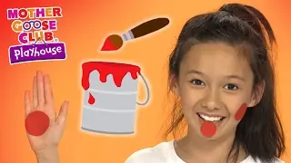 Super Messy Paint Video | Color Me Red | Mother Goose Club Playhouse Kids Video