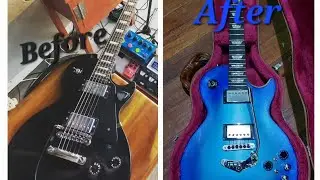 Gibson LP Studio Repainted using Samurai Spray Paint