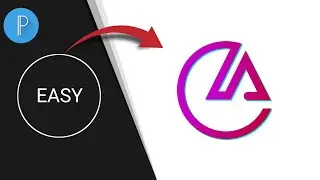 How to Make Unique Logo in Pixellab | Pixellab Logo Design