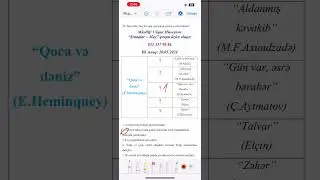 VH. “Qoca və dəniz” - ?