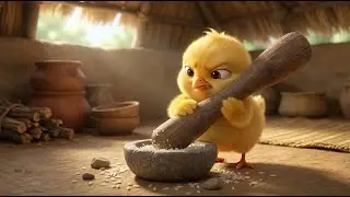 A Hungry Little Chick and His Journey to Find His First Meal